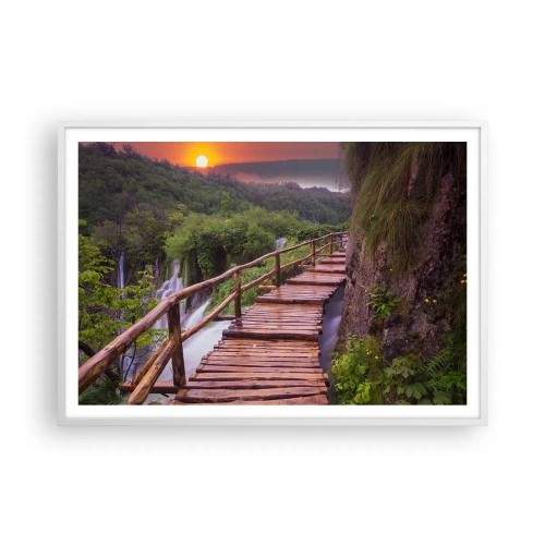 Poszter fekete keretben - Hihetetlen szépség - 100x70 cm