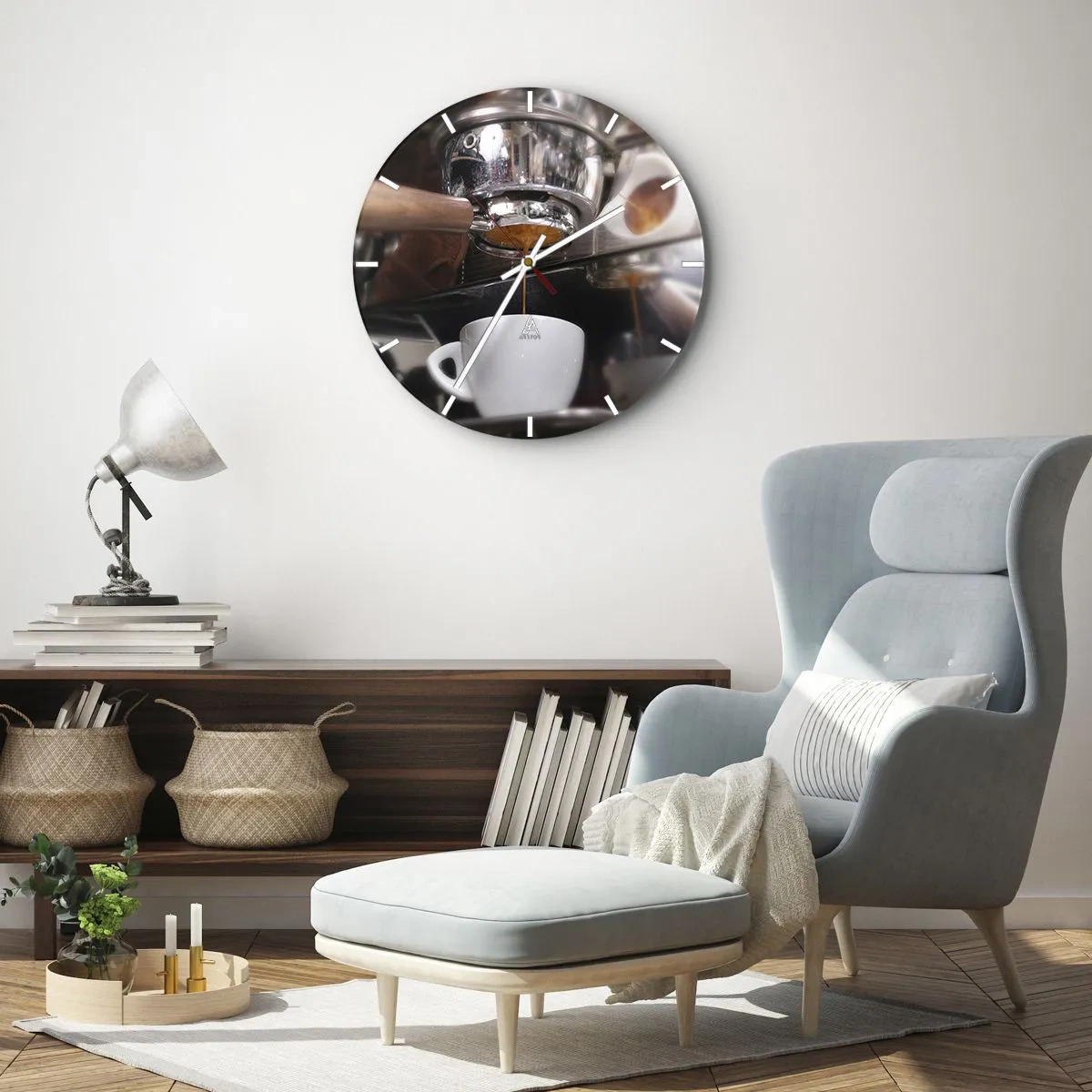 Falióra, Óra - A nap egy jó pillanata - 40x40 cm