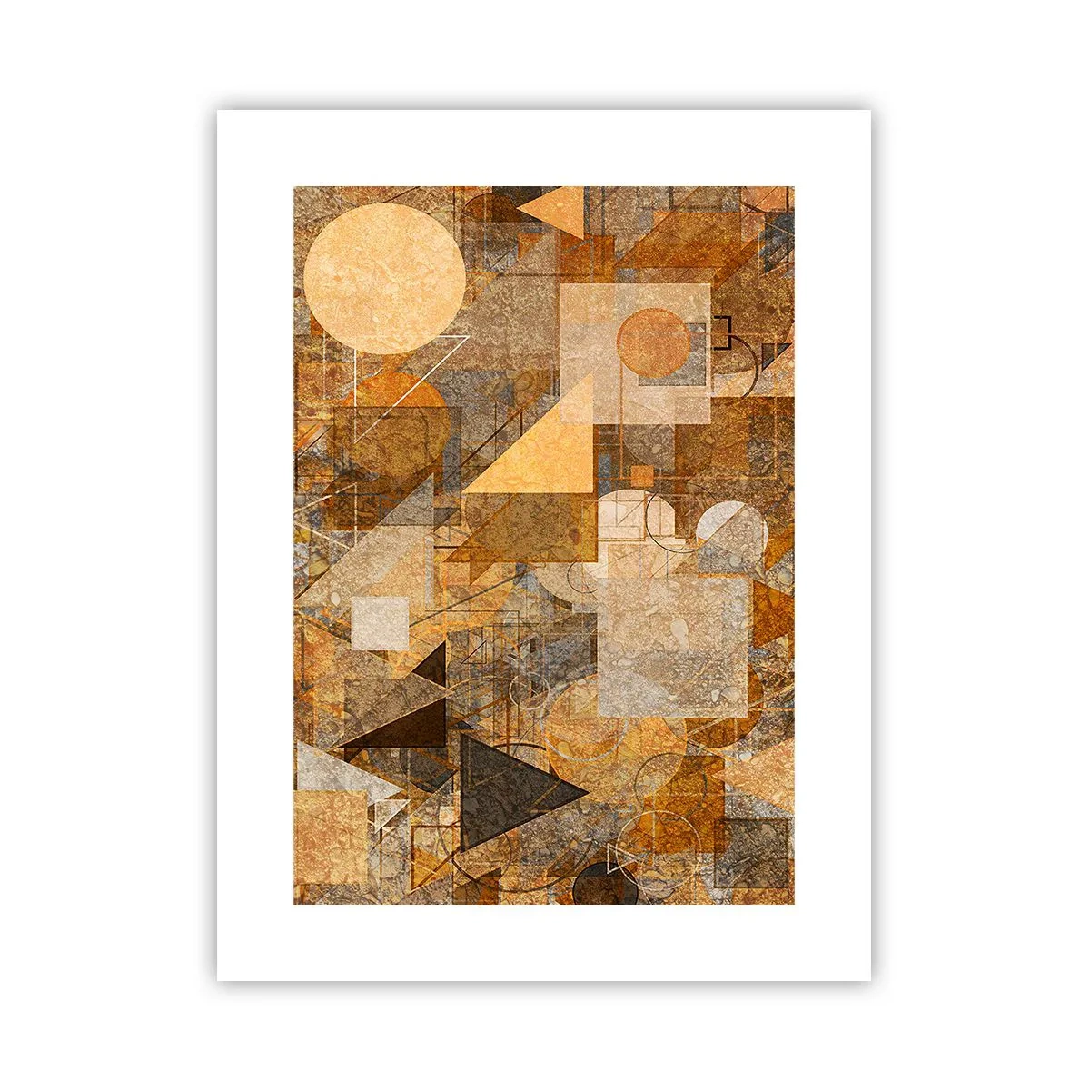 Poszter - Kubikus bronz tanulmánya - 30x40 cm