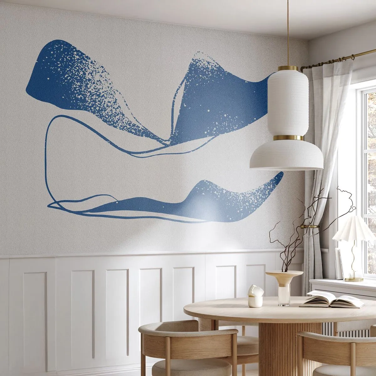 Öntapadós Fotótapéta Deluxe Sticker - Szárnyas absztrakció - Minimalizmus, Absztrakció, Darab - 250x175 cm