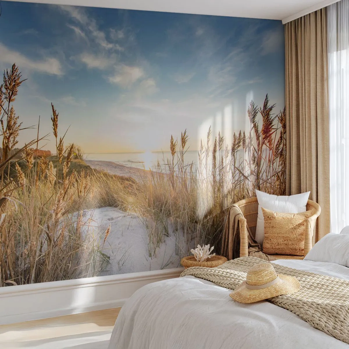 Öntapadós Fotótapéta Deluxe Sticker - Északi strand - Tájkép, Tenger, Strand - 250x175 cm
