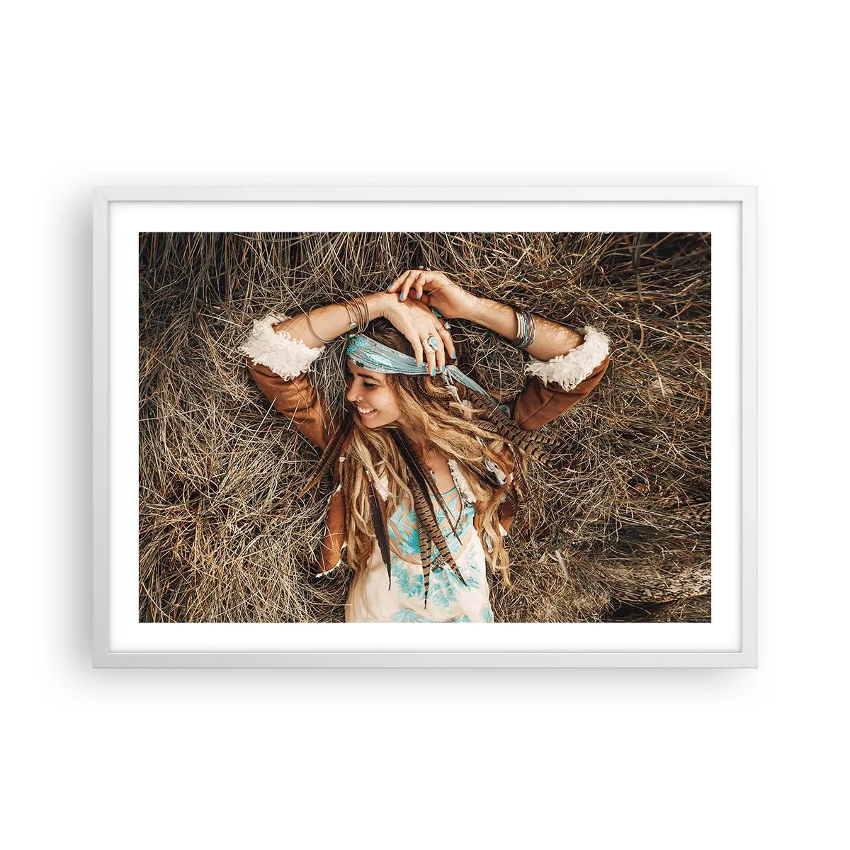 Poszter fekete keretben - Útban a szerelem nyara felé - 70x50 cm