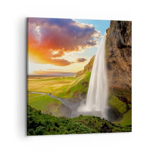 Vászonkép - Az izlandi nyár - 60x60 cm