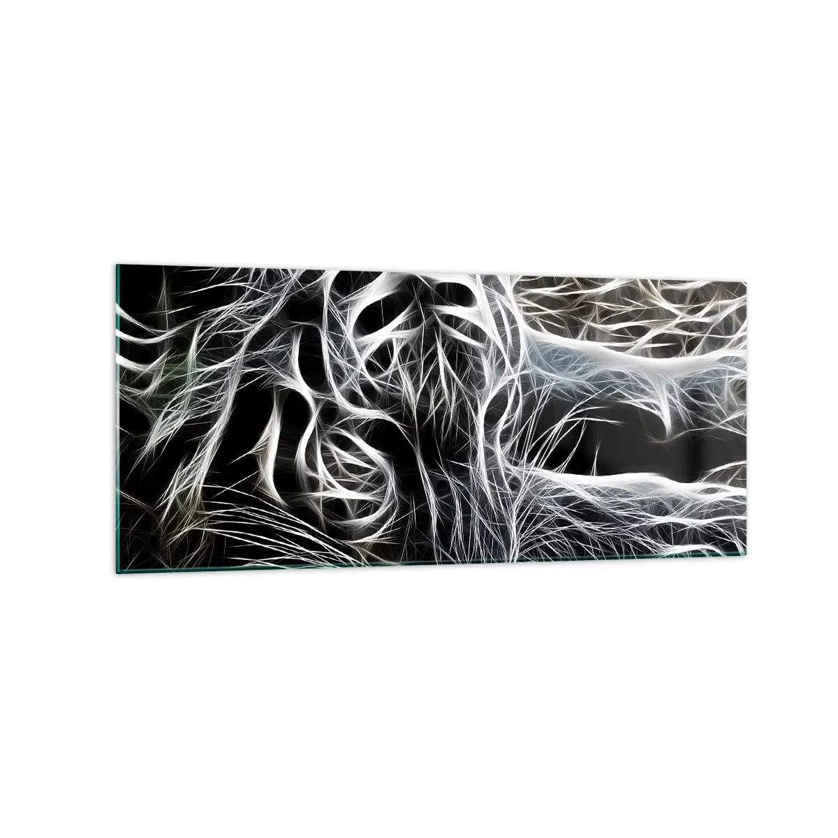 Üveg kép - Tanulmány a macska könnyedségéről - 120x50 cm