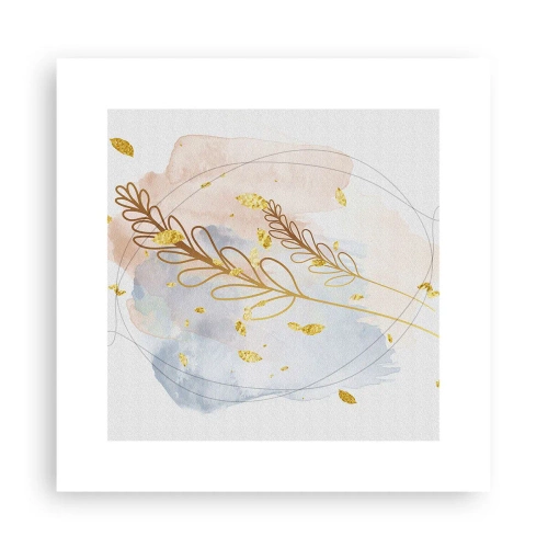 Poszter - Aranyszínű fuvallat - 30x30 cm