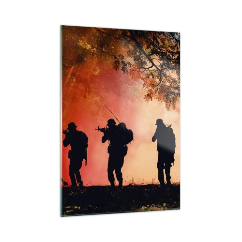 Üveg kép - … Mindenki egyért. - 50x70 cm