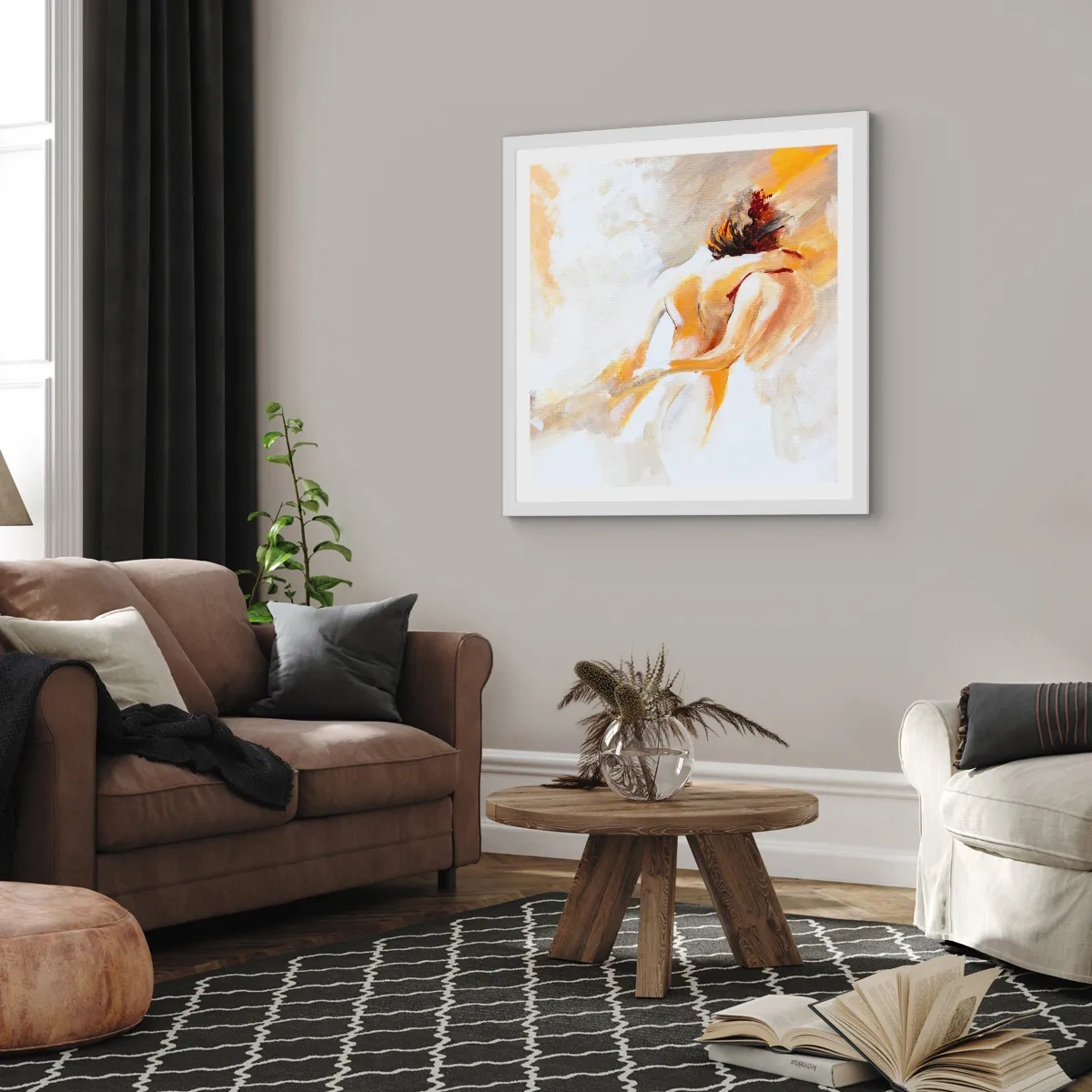 Poszter fekete keretben - A közelség egében - 40x40 cm