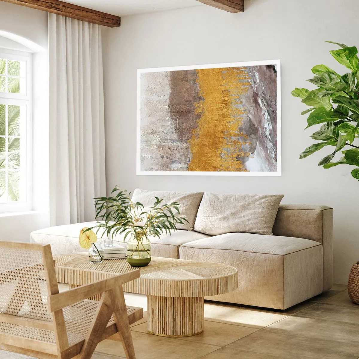 Poszter - Egy aranyszínű fuvallat - 70x50 cm