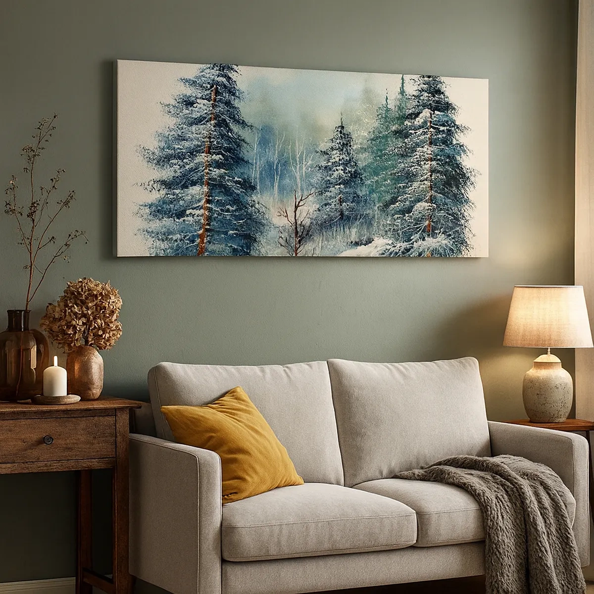 Vászonkép - Karácsonyra készen - 30x30 cm