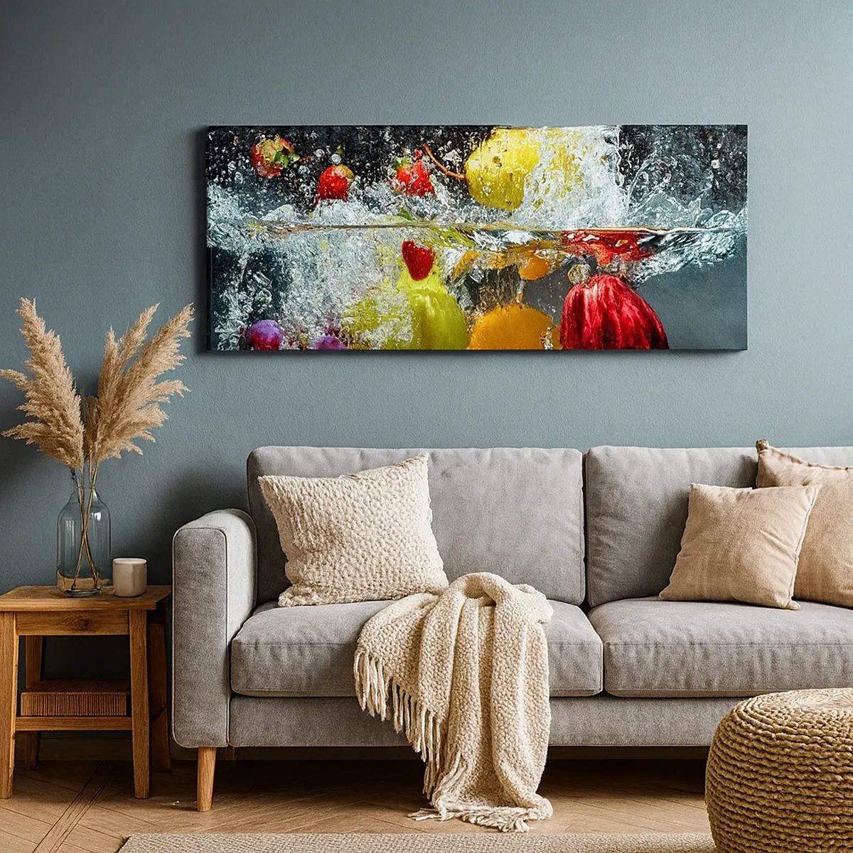 Vászonkép - Gyümölcsös frissítés - 30x30 cm