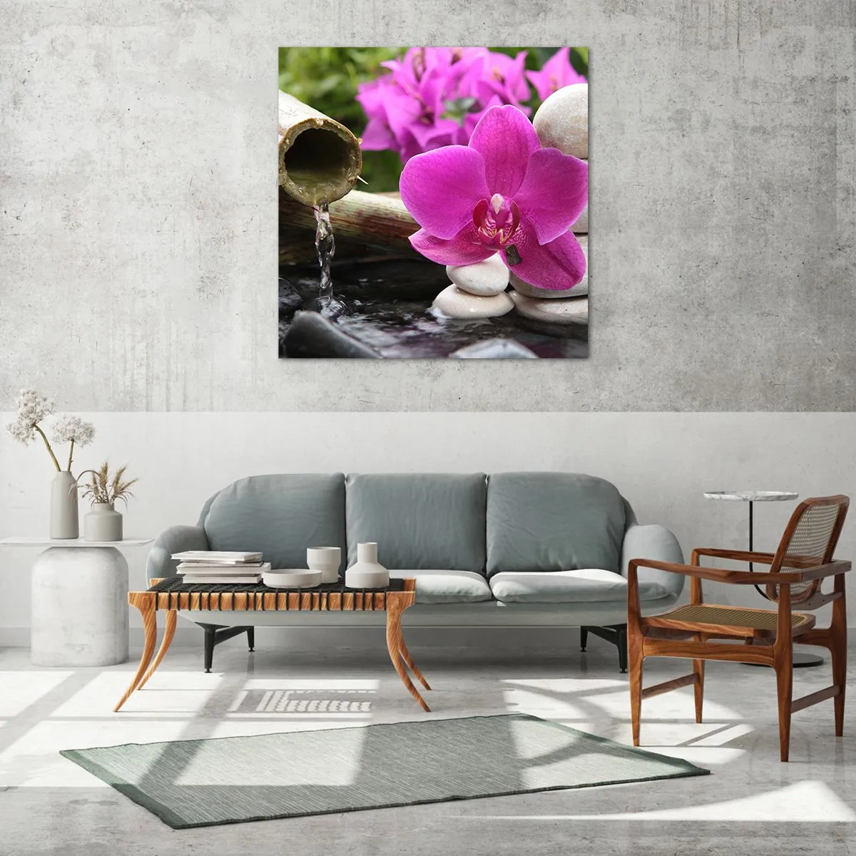 Üveg kép - Már pihensz - 70x70 cm