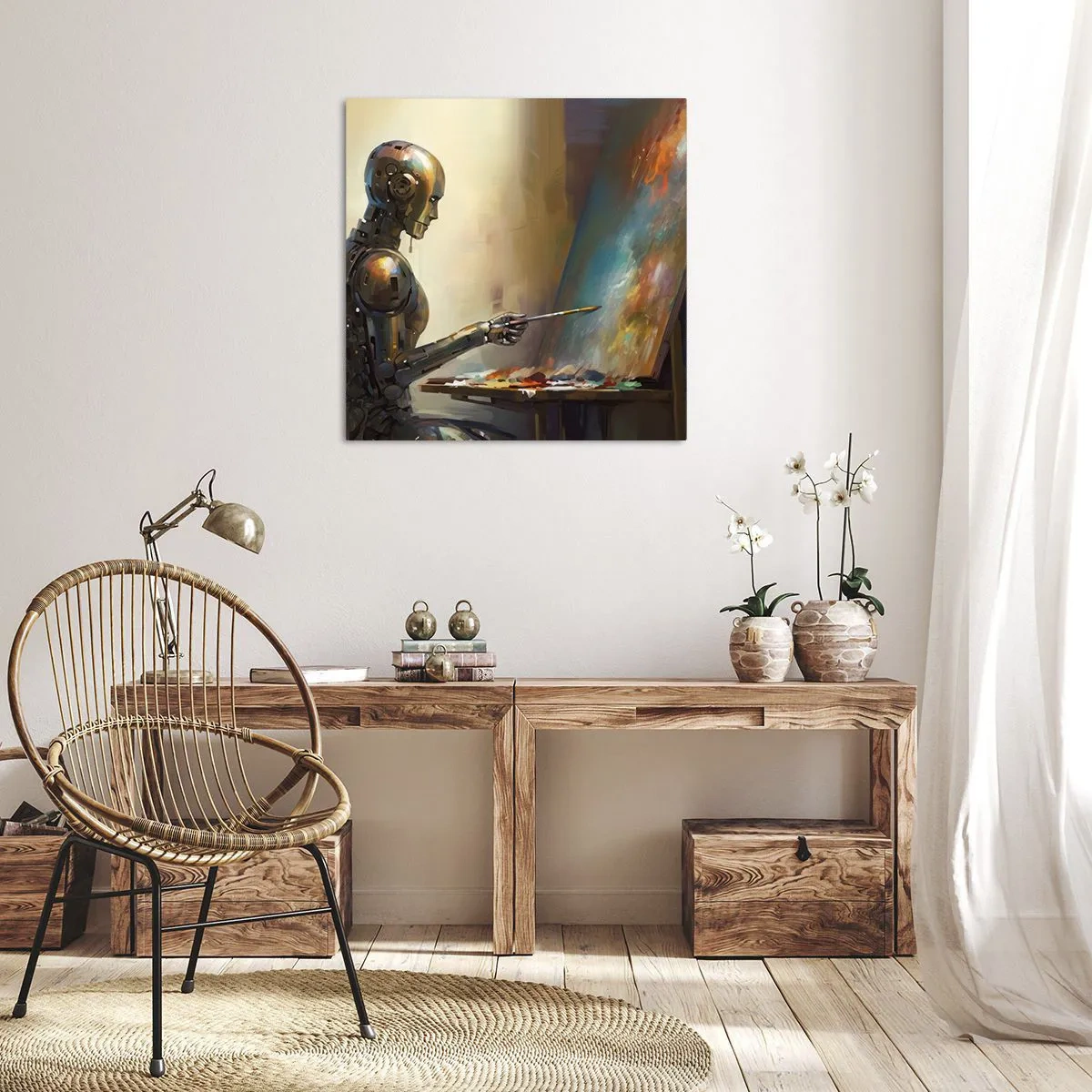 Vászonkép - A jövő művészete - 60x60 cm