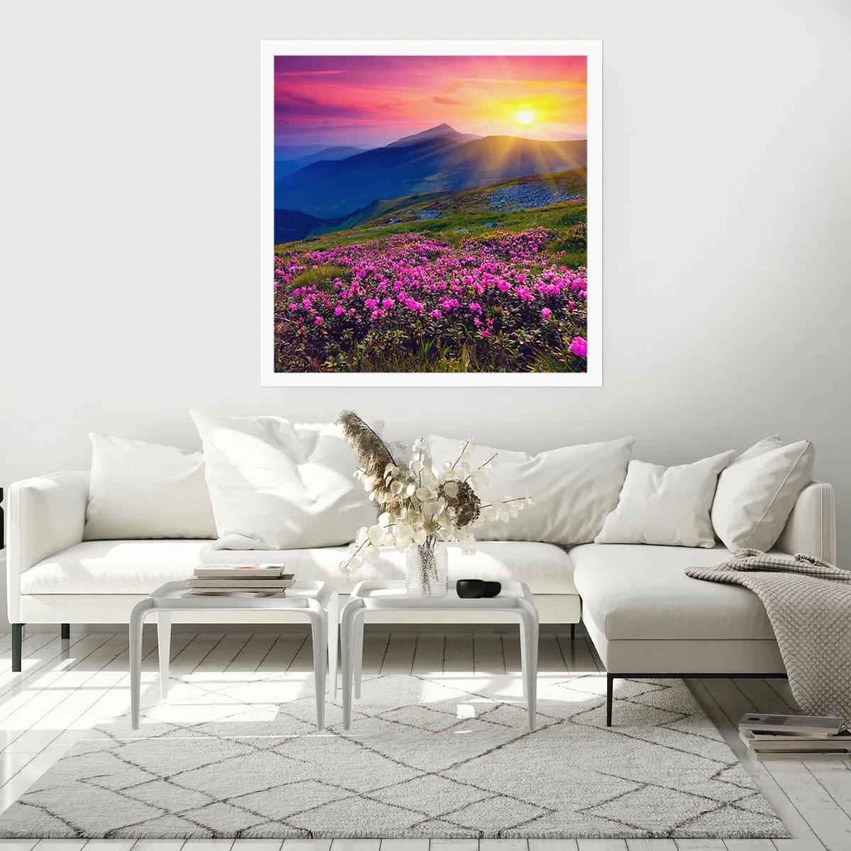 Poszter - … És körülötte hegyi fenyő és gyógynövények illata - 40x40 cm