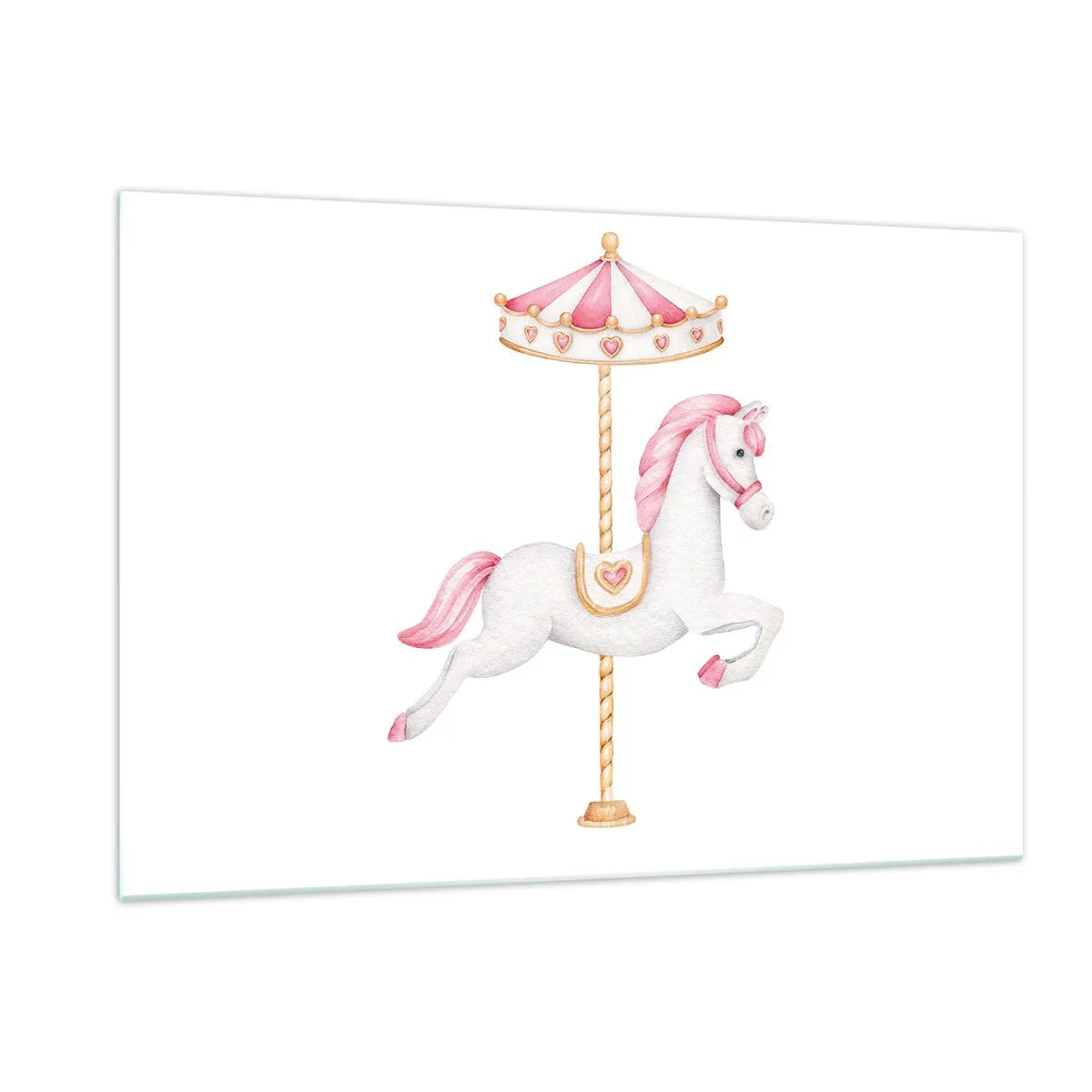 Üveg kép - Elindult egy patával - 120x80 cm