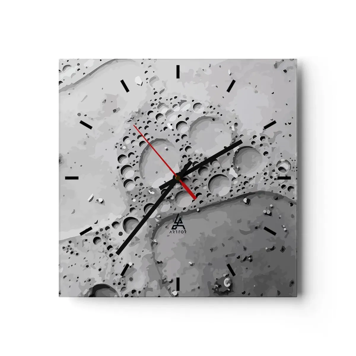 Falióra, Óra - Nyom a habban - 30x30 cm