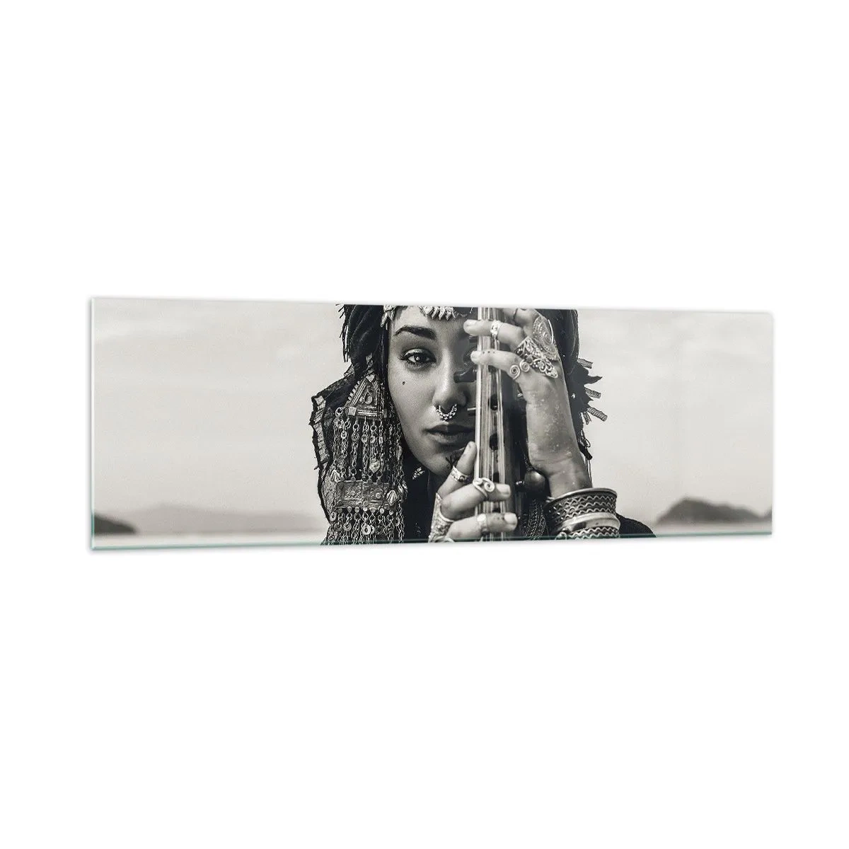 Üveg kép - Csak a keleti zene - 160x50 cm