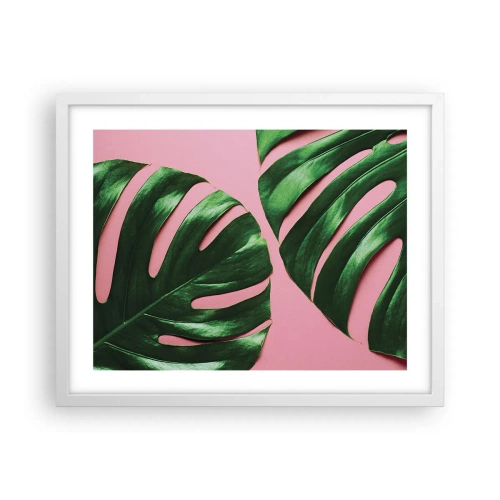 Poszter fekete keretben - Zöld rendez-vous - 50x40 cm