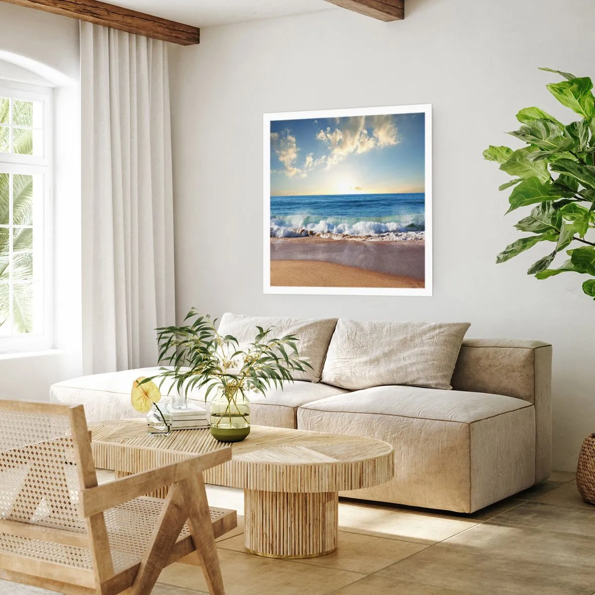 Poszter - Mozgás és nyugalom egyszerre - 50x50 cm