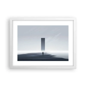 Poszter fekete keretben - Lehetőség vagy fenyegetés? - 40x30 cm