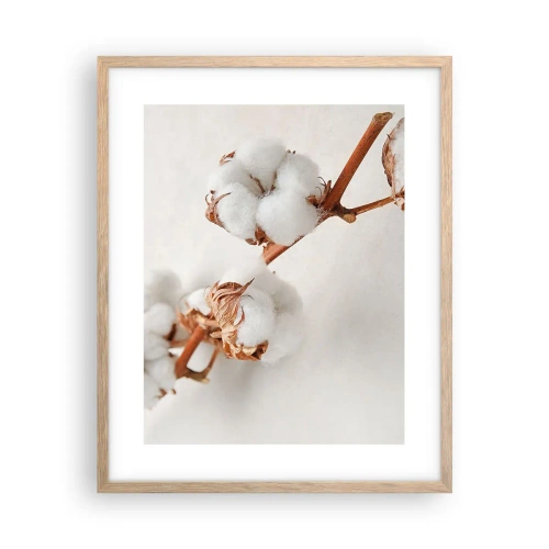 Poszter világos tölgy keretben - Csak ölelkezni - 40x50 cm