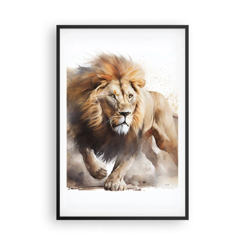 Poszter fehér keretben - A király elindult - 61x91 cm