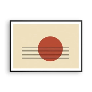 Poszter fehér keretben - Körbe és tovább - 100x70 cm