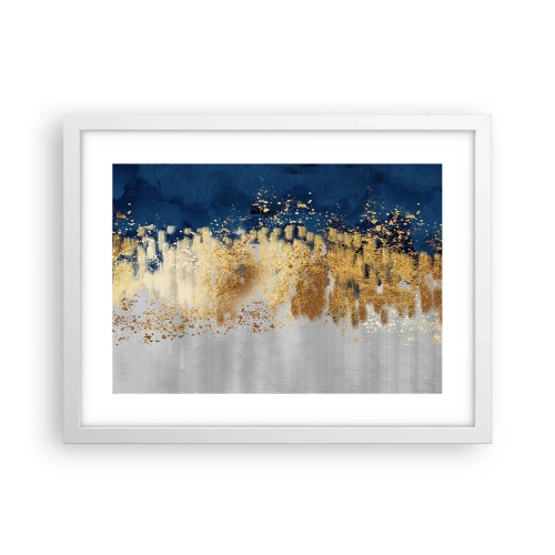 Poszter fekete keretben - Modern kompozíció csillogással - 40x30 cm