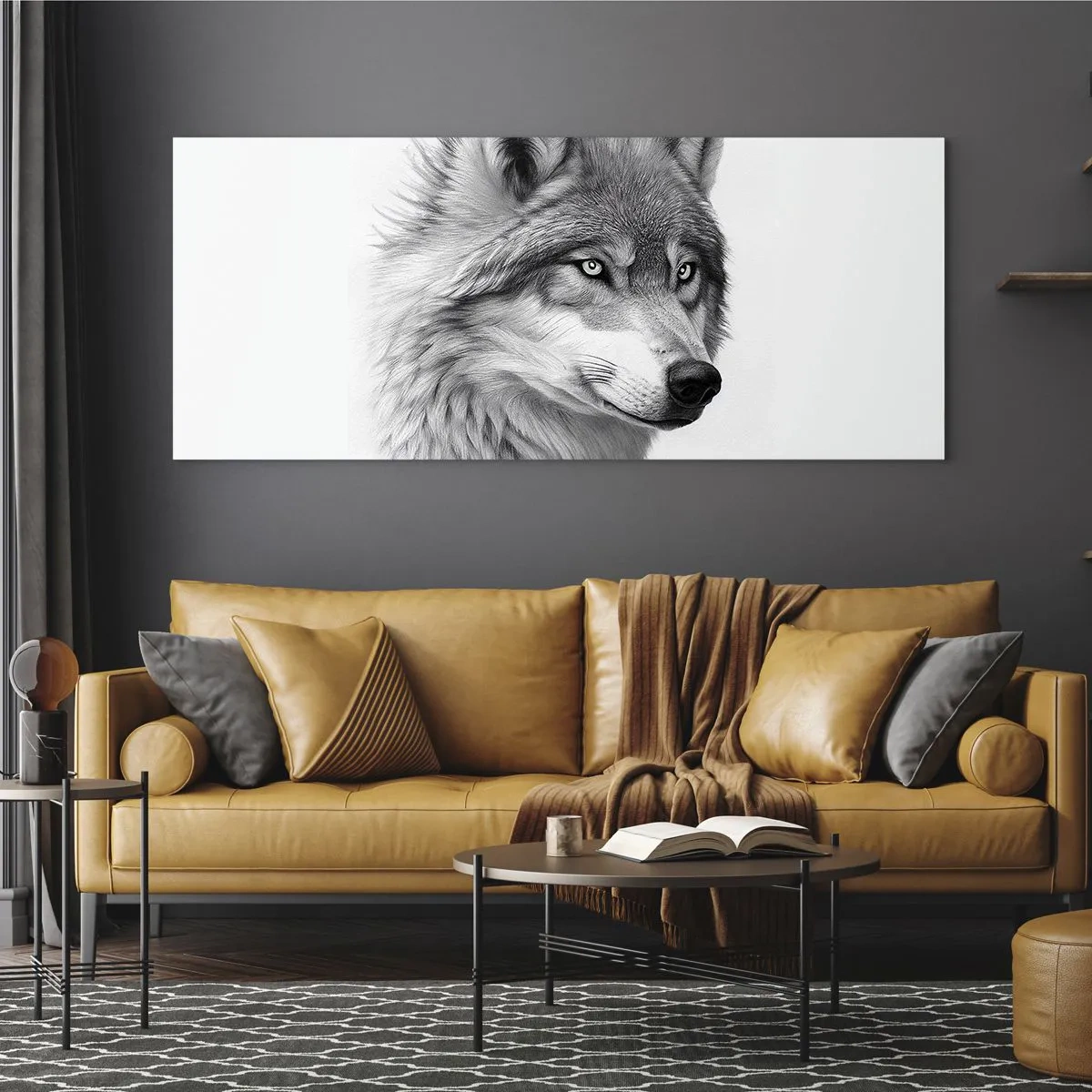 Üveg kép - Alfa - kétségtelenül - 160x50 cm