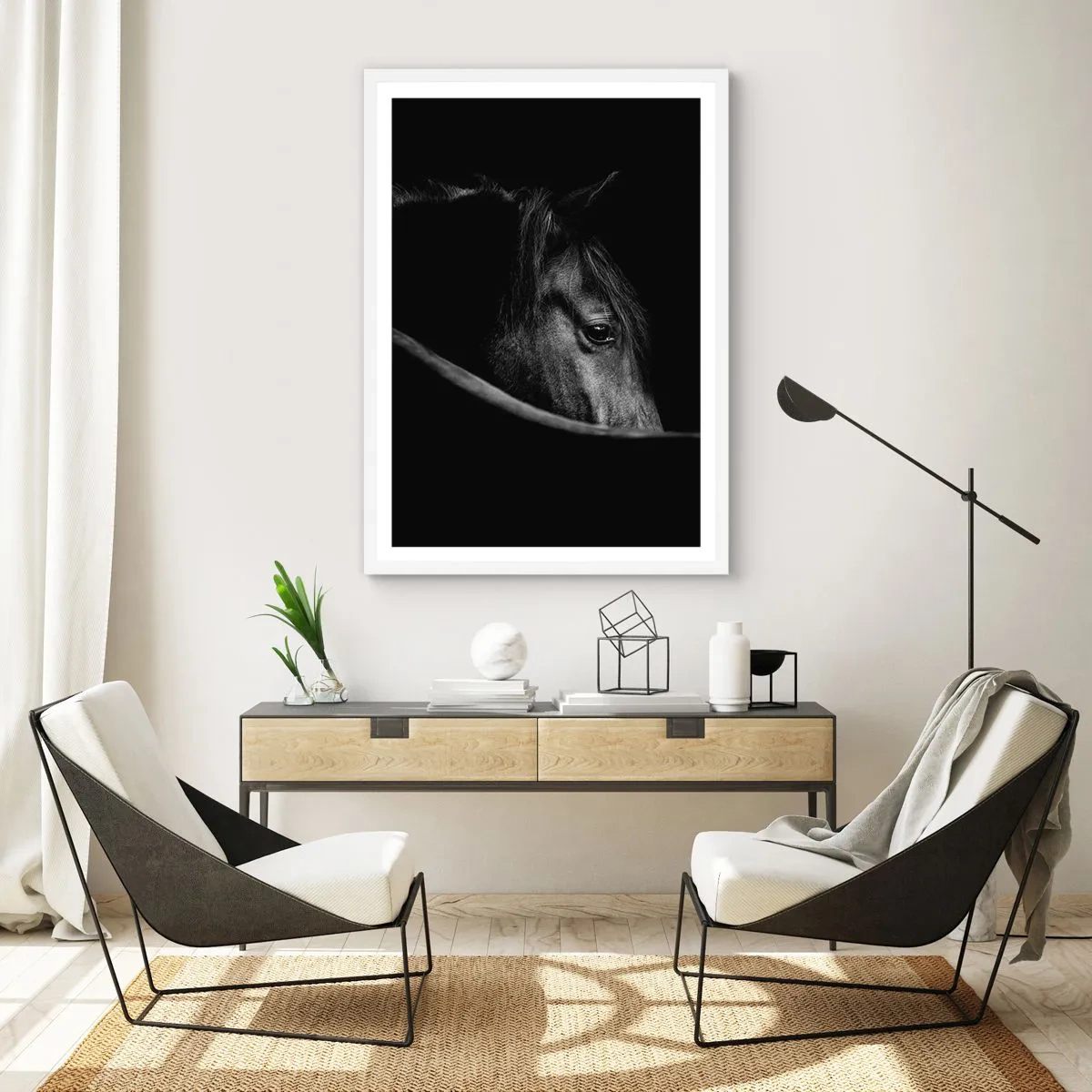 Poszter fekete keretben - Fekete herceg - 50x70 cm