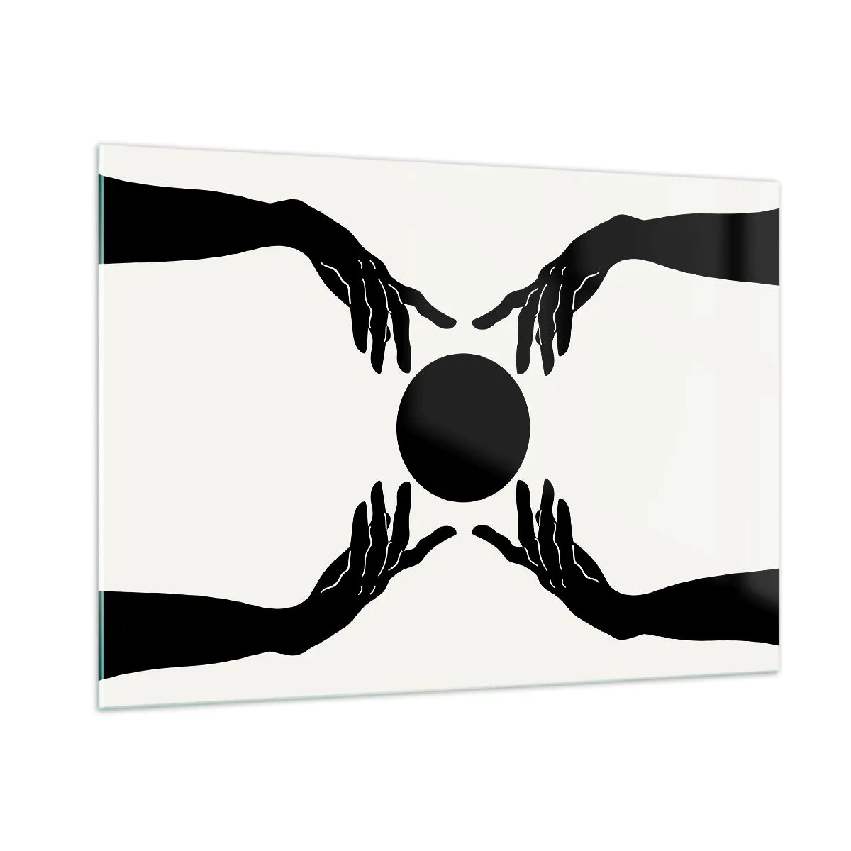 Üveg kép - Egy titkos jel - 100x70 cm