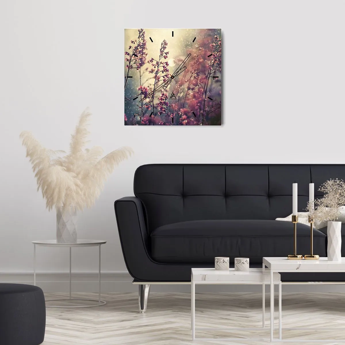 Falióra, Óra - Titkos kert - 40x40 cm