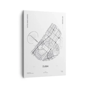 Vászonkép - Dubai anatómiája - 50x70 cm