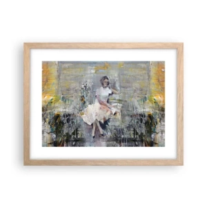 Poszter világos tölgy keretben - Klasszikus és modern - 40x30 cm