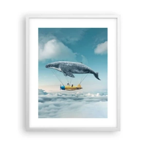 Poszter fekete keretben - Miért is ne? - 40x50 cm