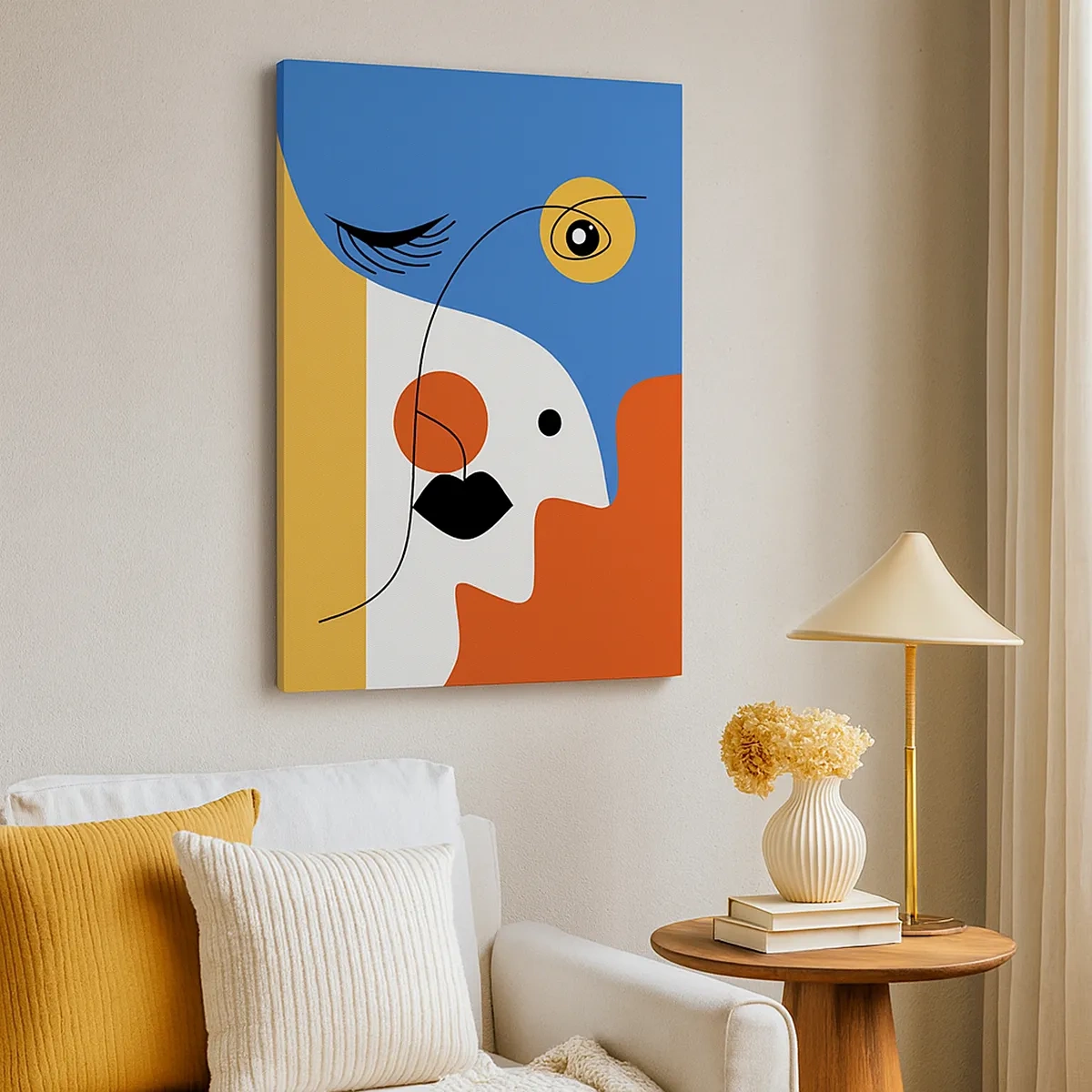 Vászonkép - Dekonstruált portré - 50x70 cm