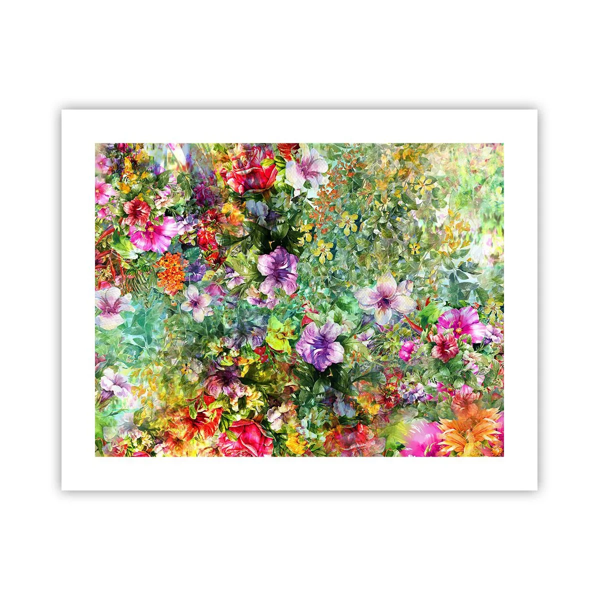 Poszter - Virágokban a vesztünk - 50x40 cm