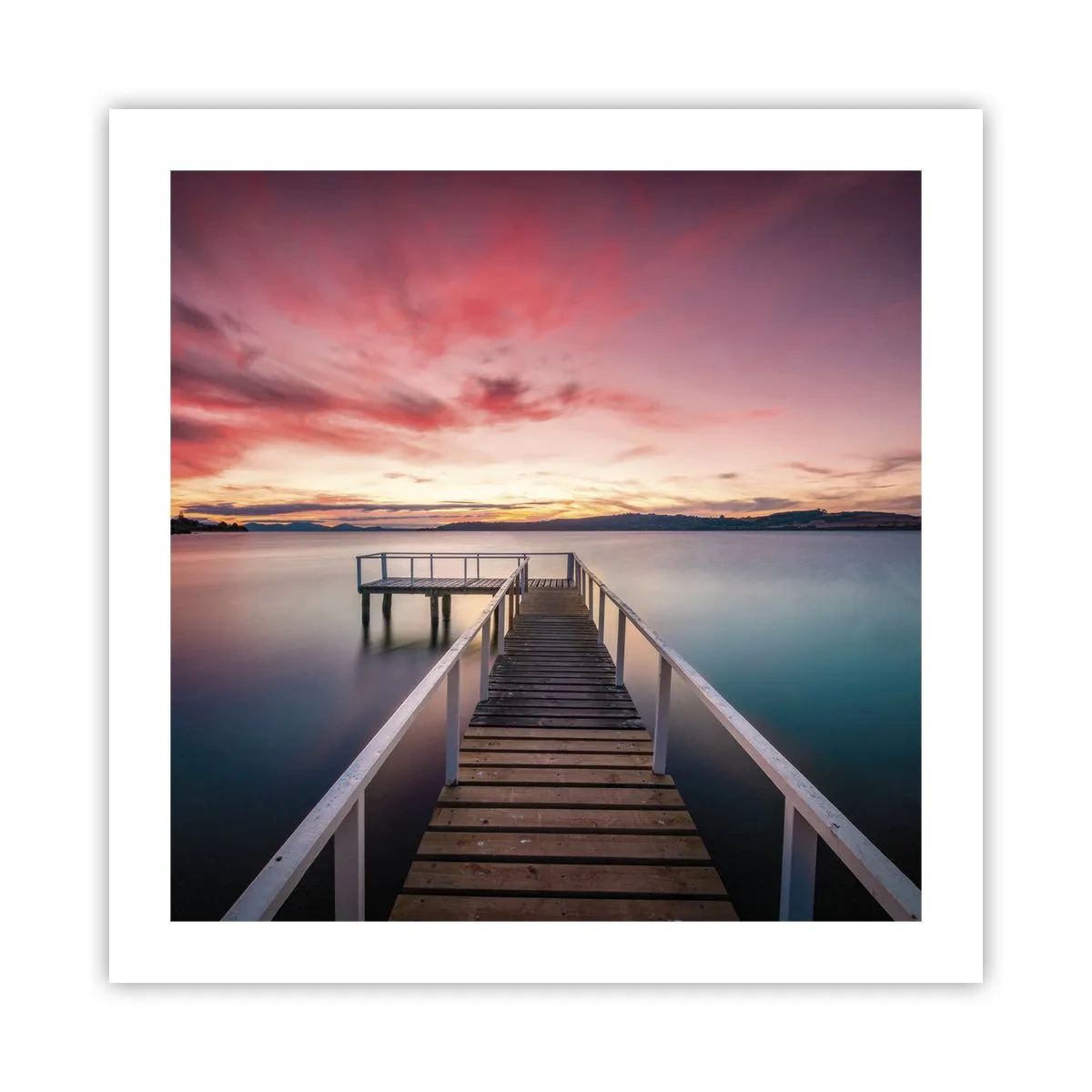 Poszter - Az este szelíd lángja - 50x50 cm