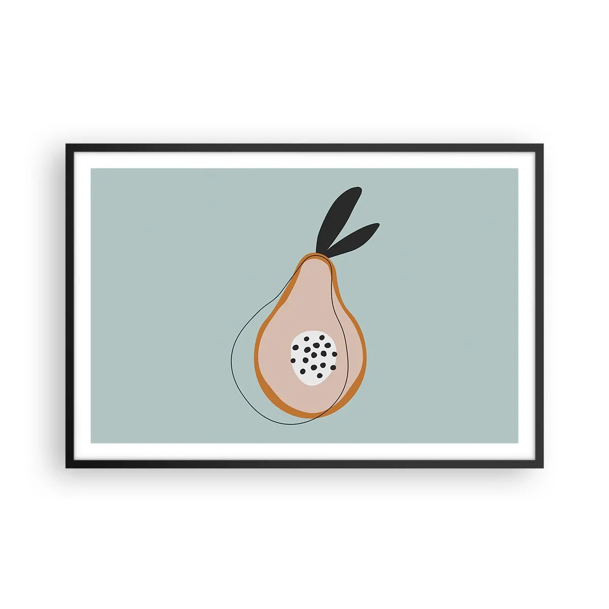 Poszter fehér keretben - Behatolás a dolgok természetébe - 91x61 cm