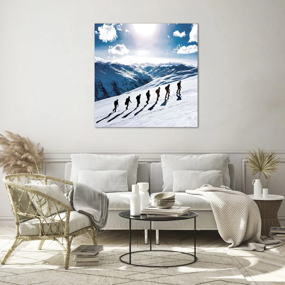 Üveg kép - A hódítók csapata - 50x50 cm