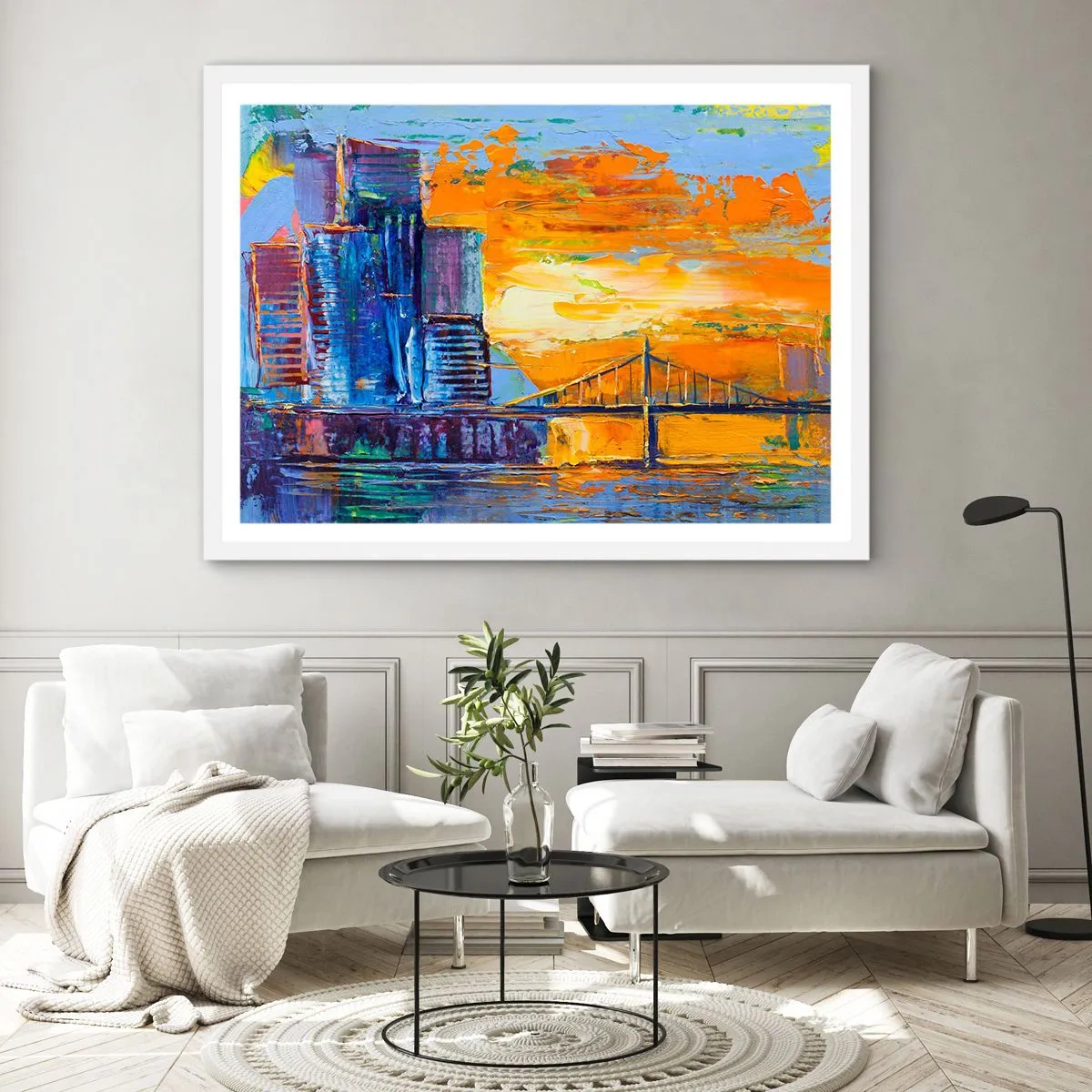 Poszter fekete keretben - Kultúra és természet - 70x50 cm