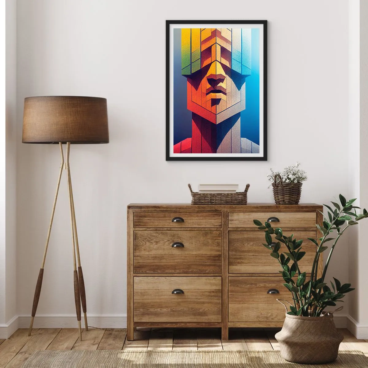 Poszter fehér keretben - Az elvek embere - 61x91 cm