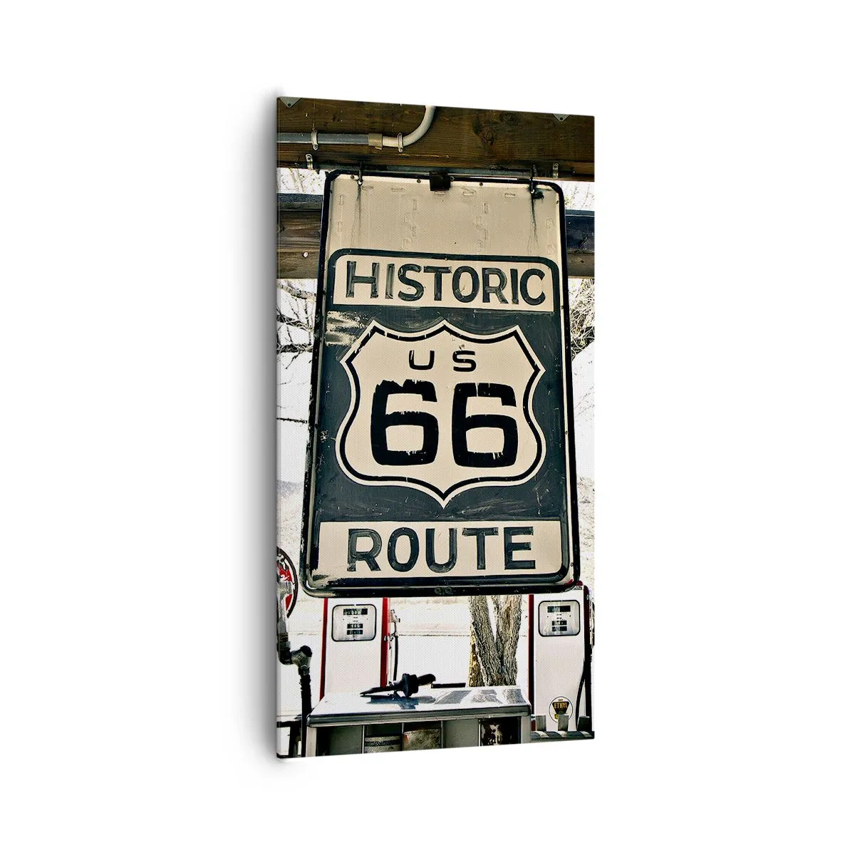 Vászonkép - Amerikai retro utazás - 65x120 cm