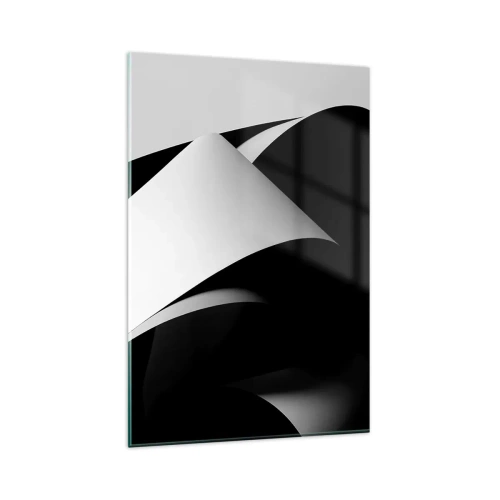 Üveg kép - Fénysíkok az árnyék mélyéről - 80x120 cm