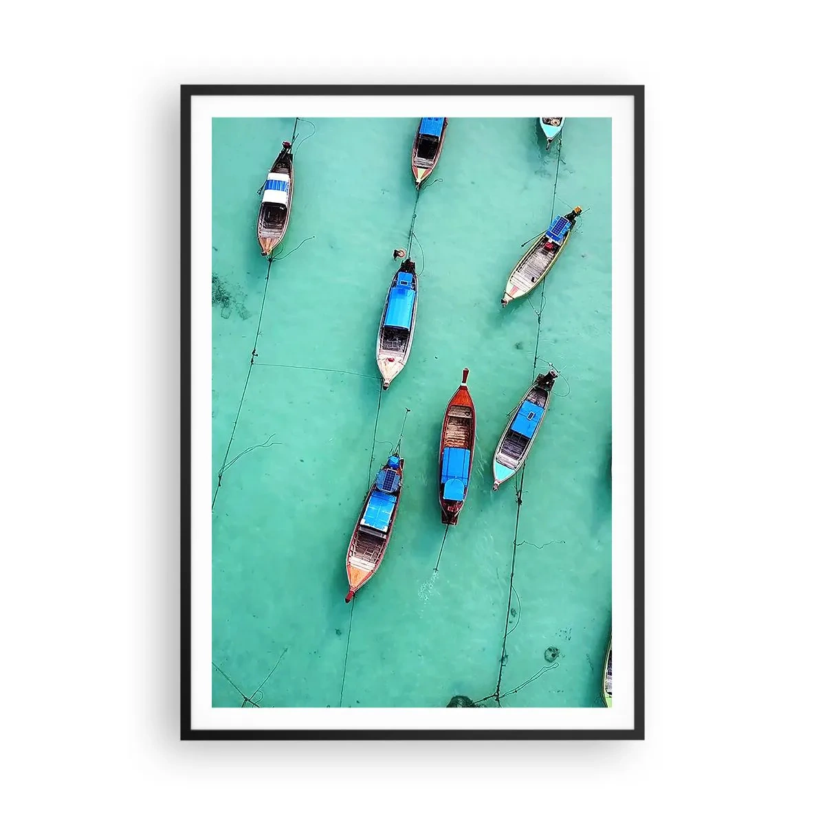 Poszter fehér keretben - Örömteli várakozásban - 70x100 cm