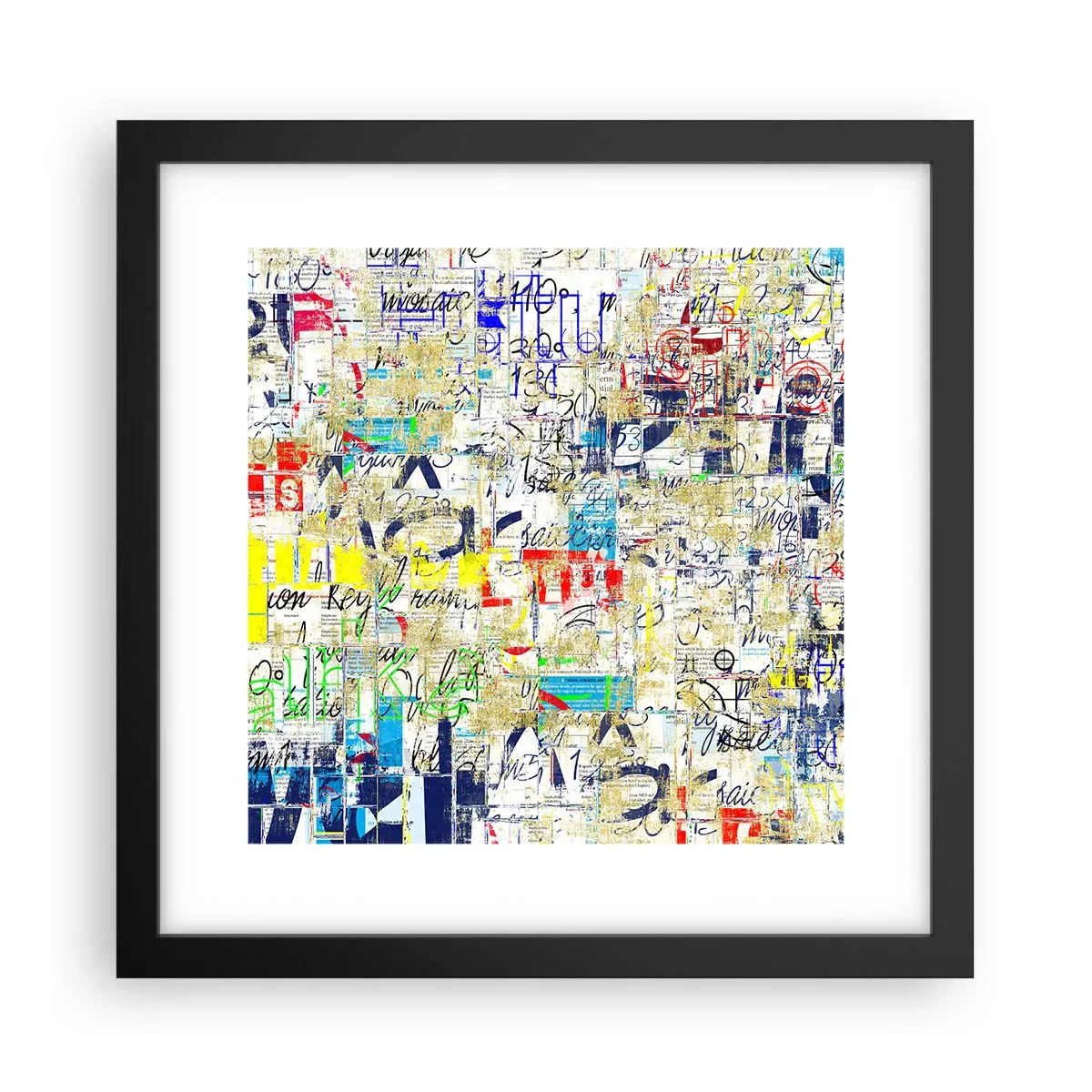 Poszter fehér keretben - Egyszerűen tetszik a szemnek - 30x30 cm