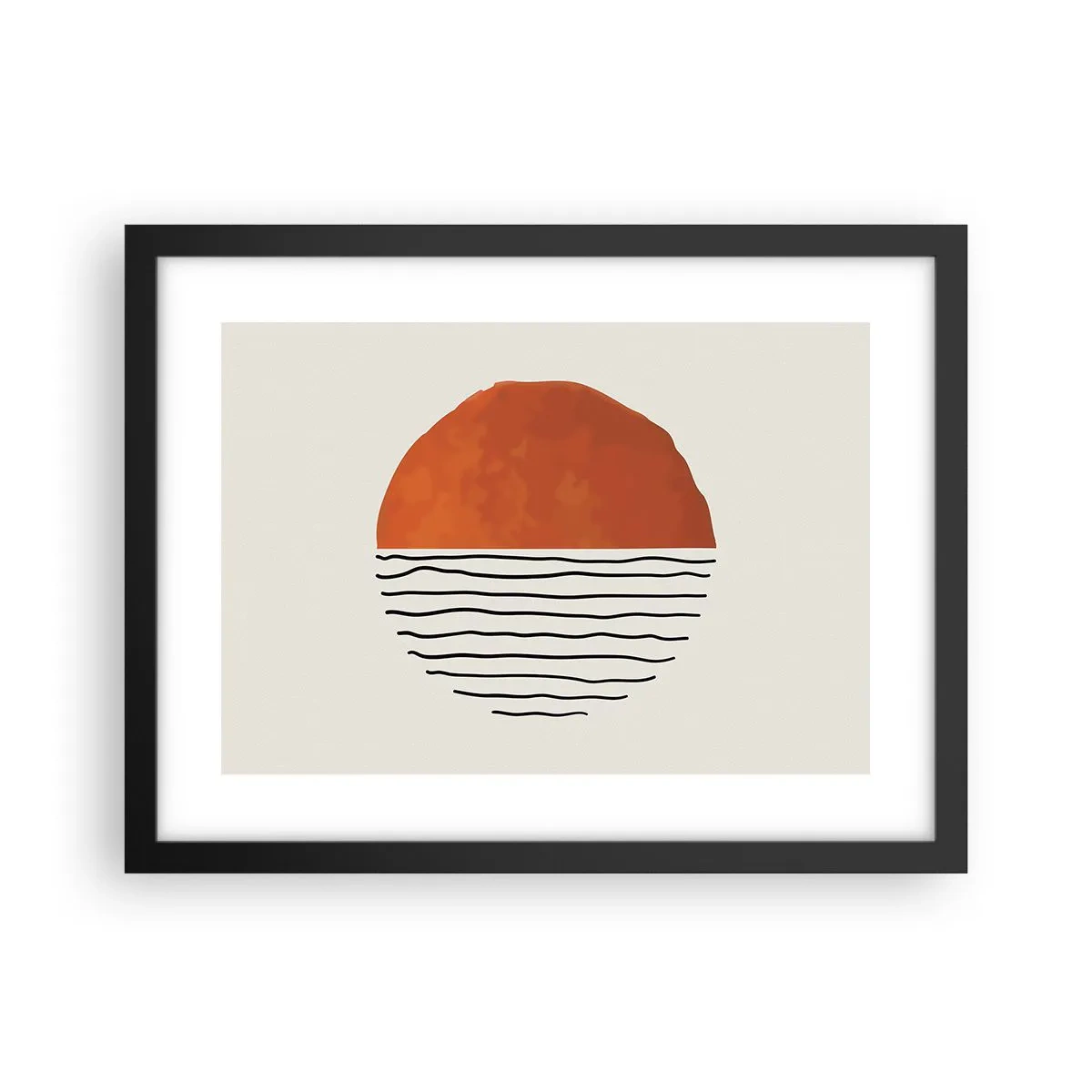 Poszter fehér keretben - Japán hangulatban - 40x30 cm