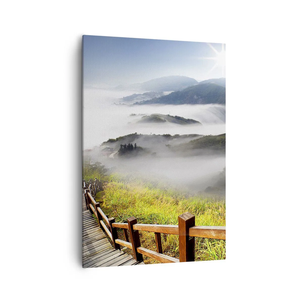 Vászonkép - Csillogásból és ködből szőtt - 70x100 cm