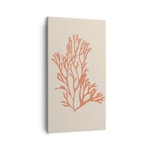 Vászonkép - Korall filigrán - 45x80 cm