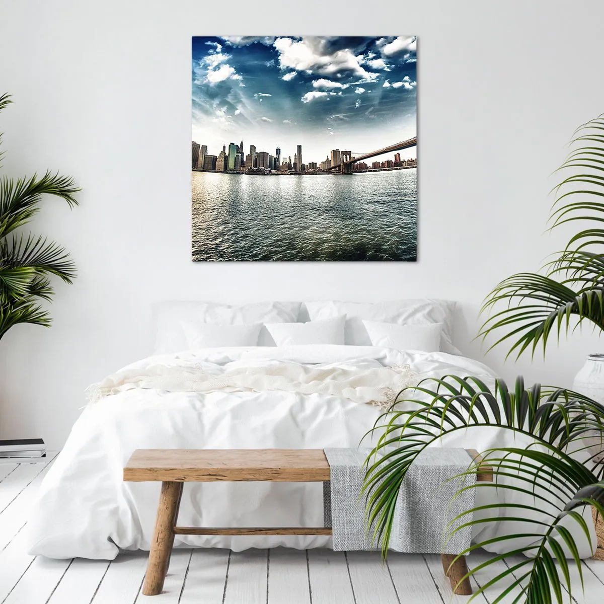 Vászonkép - Az üvegsziget - 50x50 cm