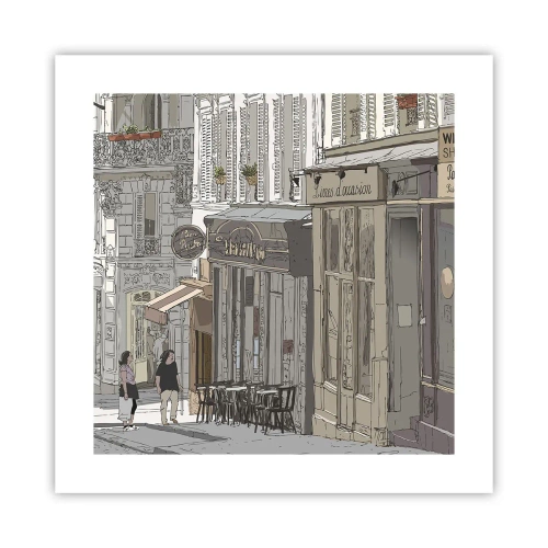 Poszter - Városi örömök - 40x40 cm